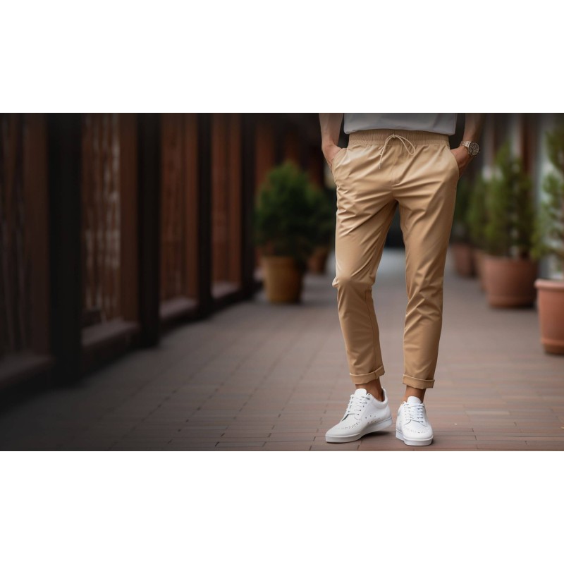 pantaloni jersey uomo